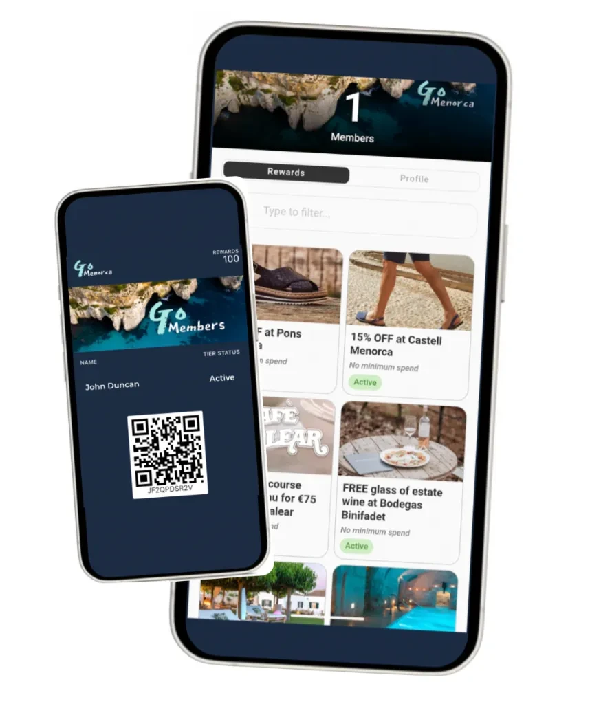 Wallet pass di Go Menorca