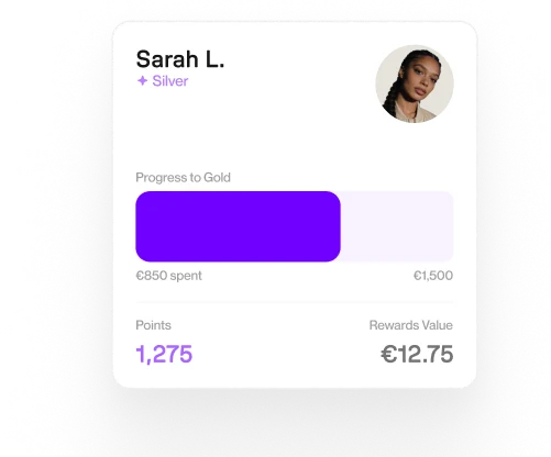 VIP tiers with Leaf, Tree and Forest levels on mobile