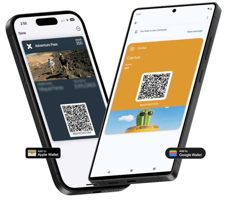 Wallet pass front design customization